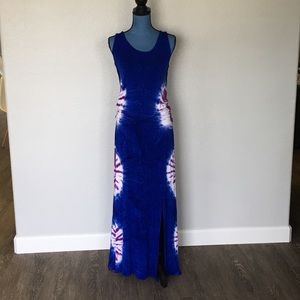 Tye dye maxi dress